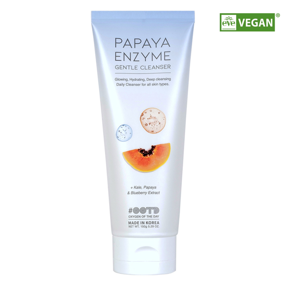 OOTD Papaya Enzyme Gentle Cleans - Korean Vegan Skincare l Beauty Palettes