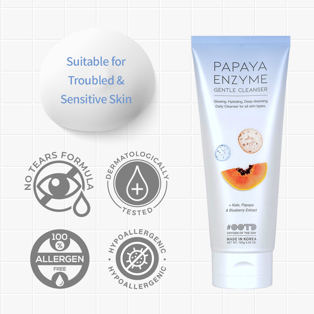 OOTD Papaya Enzyme Gentle Cleanser (150g)